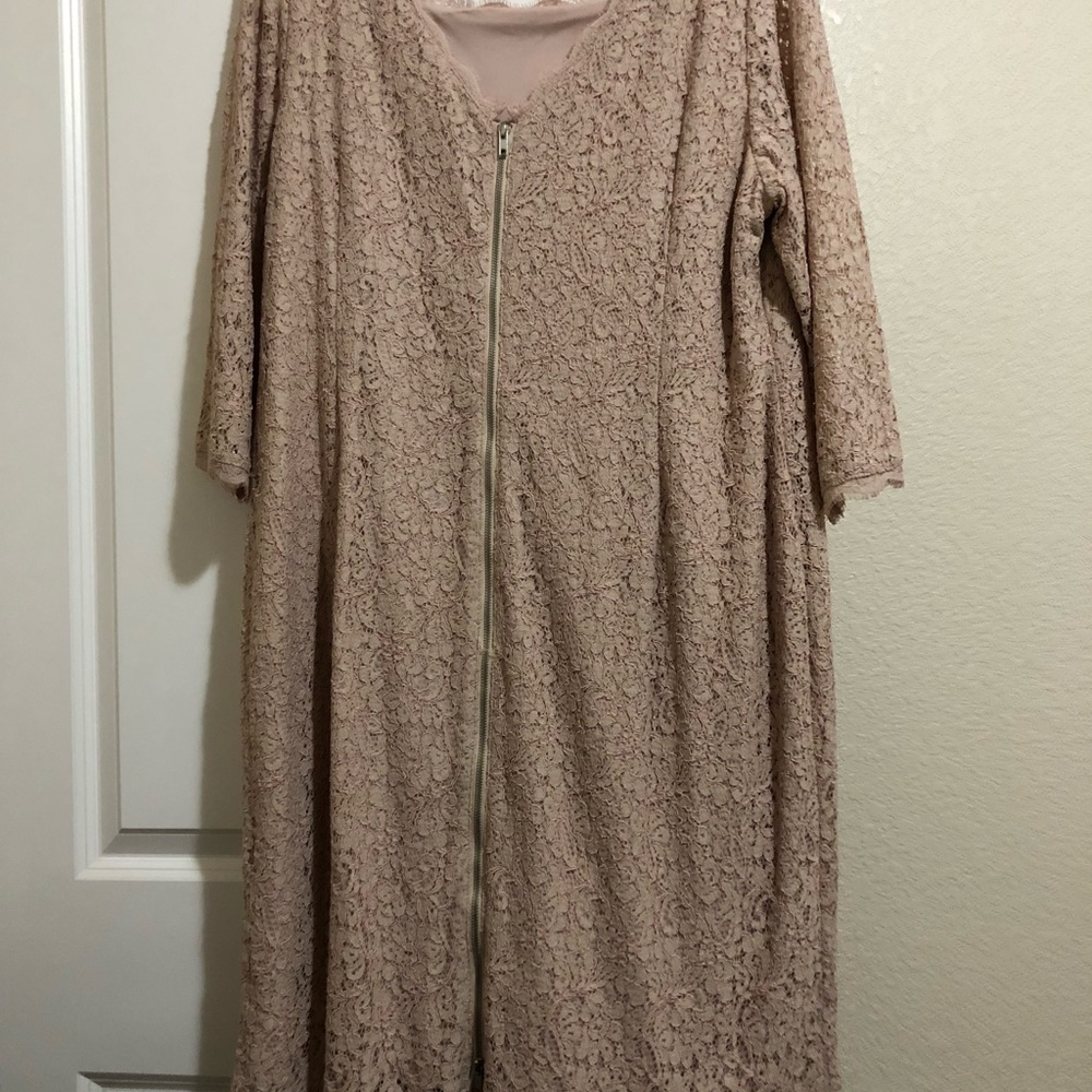 Blush cocktail dress